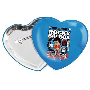 Rocky Balboa, Κονκάρδα παραμάνα καρδιά (57x52mm)