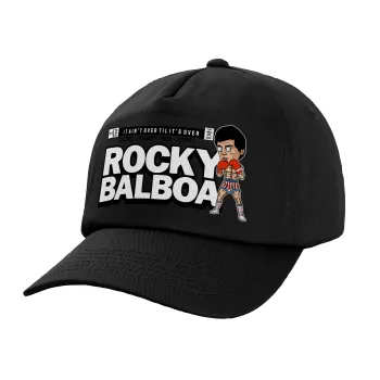 Rocky Balboa, Καπέλο Ενηλίκων Baseball, 100% Βαμβακερό,  Μαύρο (ΒΑΜΒΑΚΕΡΟ, ΕΝΗΛΙΚΩΝ, UNISEX, ONE SIZE)