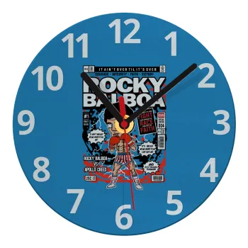 Rocky Balboa, Ρολόι τοίχου γυάλινο (20cm)