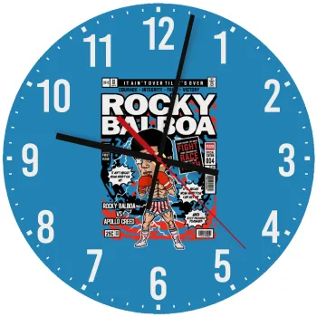 Rocky Balboa, Ρολόι τοίχου ξύλινο (30cm)