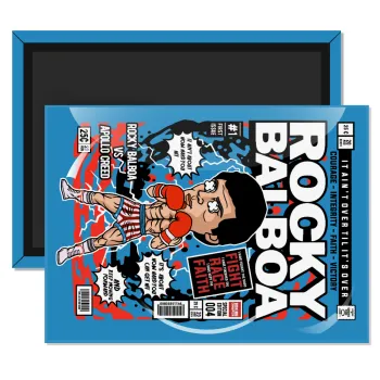 Rocky Balboa, Ορθογώνιο μαγνητάκι ψυγείου διάστασης 9x6cm