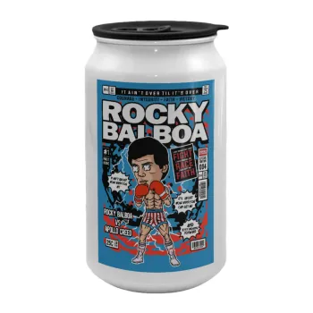 Rocky Balboa, Κούπα ταξιδιού μεταλλική με καπάκι (tin-can) 500ml
