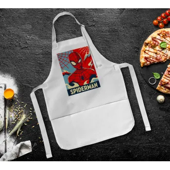 Spiderman kid, Ποδιά Σεφ Ολόσωμη Παιδική (με ρυθμιστικά και 2 τσέπες)