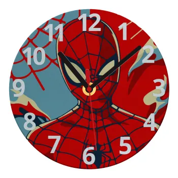 Spiderman kid, Ρολόι τοίχου γυάλινο (20cm)