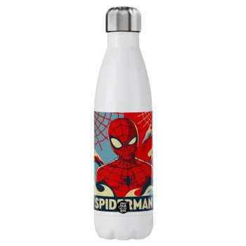 Spiderman kid, Μεταλλικό παγούρι θερμός (Stainless steel), διπλού τοιχώματος, 750ml