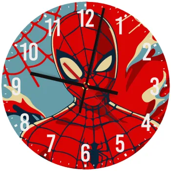 Spiderman kid, Ρολόι τοίχου ξύλινο (30cm)