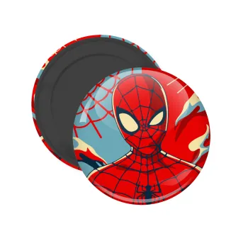 Spiderman kid, Μαγνητάκι ψυγείου στρογγυλό διάστασης 5cm