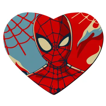 Spiderman kid, Mousepad heart 23x20cm