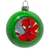 Στολίδι Χριστουγεννιάτικη μπάλα δένδρου Πράσινο 8cm