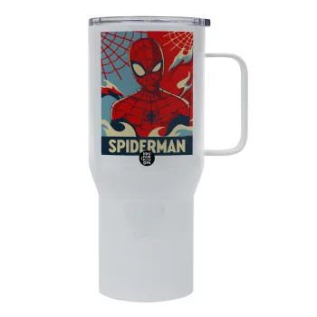 Spiderman kid, Mega Stainless steel Tumbler with lid, double wall 750L