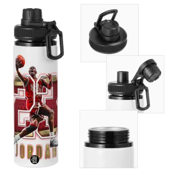 Jordan 23, Μεταλλικό παγούρι νερού με καπάκι ασφαλείας, αλουμινίου 850ml