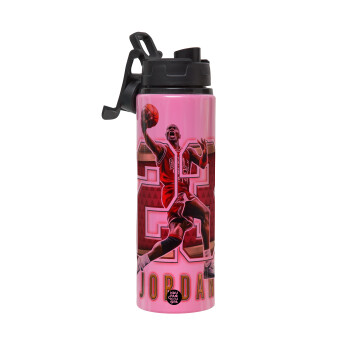 Jordan 23, Μεταλλικό παγούρι νερού με καπάκι ασφαλείας, αλουμινίου 850ml