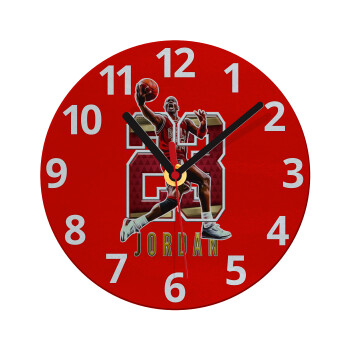 Jordan 23, Ρολόι τοίχου γυάλινο (20cm)