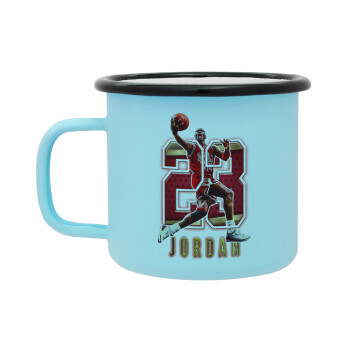 Jordan 23, Κούπα Μεταλλική εμαγιέ ΜΑΤ σιέλ 360ml
