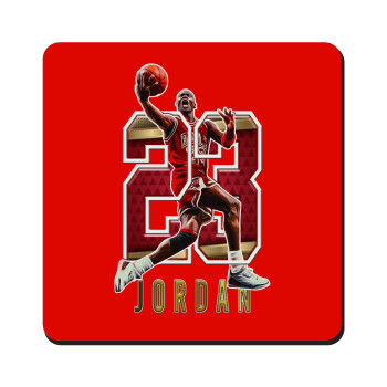 Jordan 23, Τετράγωνο μαγνητάκι ξύλινο 9x9cm