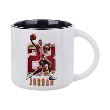 Jordan 23, Κούπα κεραμική 400ml Λευκή/Μαύρη