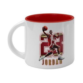 Jordan 23, Κούπα κεραμική 400ml Λευκή/Κόκκινη