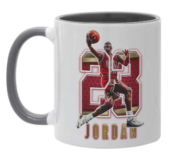 Jordan 23 — Κούπα χρωματιστή γκρι, κεραμική, 330ml