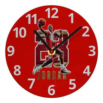 Jordan 23, Ρολόι τοίχου γυάλινο (20cm)