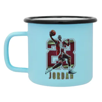 Jordan 23, Κούπα Μεταλλική εμαγιέ ΜΑΤ σιέλ 360ml