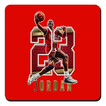 Jordan 23, Τετράγωνο μαγνητάκι ξύλινο 9x9cm