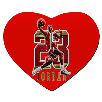 Jordan 23, Mousepad heart 23x20cm
