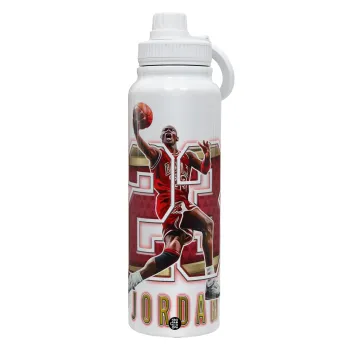 Jordan 23, Θερμός 1L Ανοξείδωτο με Βάση Κινητού & Διπλά Τοιχώματα