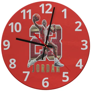 Jordan 23, Ρολόι τοίχου γυάλινο (30cm)