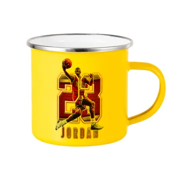 Jordan 23, Κούπα Μεταλλική εμαγιέ Κίτρινη 360ml