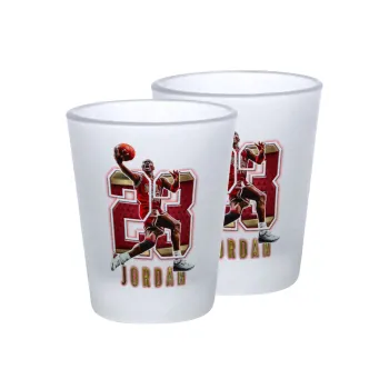 Jordan 23, Σφηνοπότηρα γυάλινα 45ml του πάγου (2 τεμάχια)