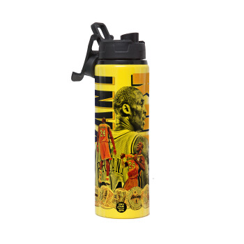 Kobe Bryant, Μεταλλικό παγούρι νερού με καπάκι ασφαλείας, αλουμινίου 850ml