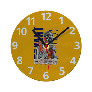 Kobe Bryant, Ρολόι τοίχου γυάλινο (20cm)