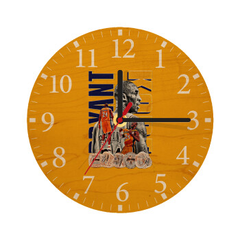 Kobe Bryant, Ρολόι τοίχου ξύλινο plywood (20cm)