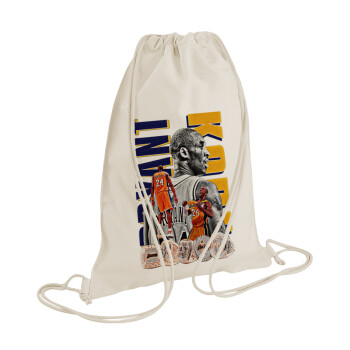 Kobe Bryant, Τσάντα πλάτης πουγκί GYMBAG natural (28x40cm)