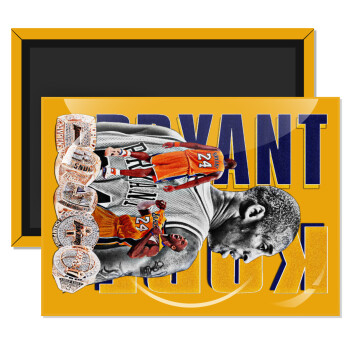 Kobe Bryant, Ορθογώνιο μαγνητάκι ψυγείου διάστασης 9x6cm