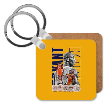 Kobe Bryant, Μπρελόκ Ξύλινο τετράγωνο MDF