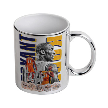 Kobe Bryant, Κούπα κεραμική, ασημένια καθρέπτης, 330ml