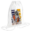 Backpack pouch GYMBAG white (28x40cm)