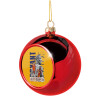 Christmas tree ball Red 8cm