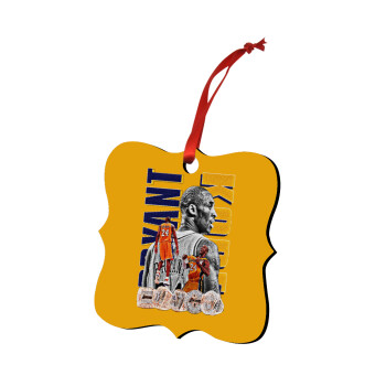 Kobe Bryant, Στολίδι Χριστουγεννιάτικο στολίδι polygon ξύλινο 7.5cm