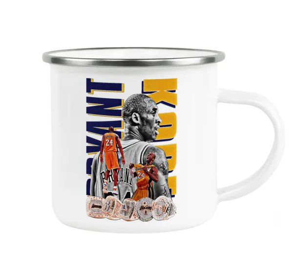 Kobe Bryant — Κούπα Μεταλλική εμαγιέ λευκη 360ml