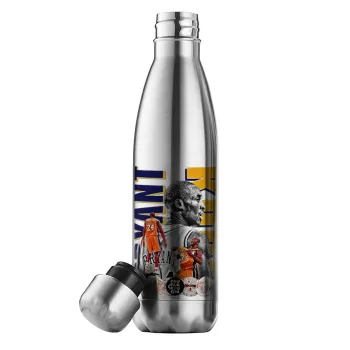 Kobe Bryant, Μεταλλικό παγούρι θερμός Inox (Stainless steel), διπλού τοιχώματος, 500ml
