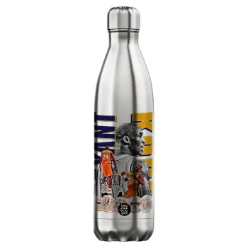 Kobe Bryant, Inox (Stainless steel) hot metal mug, double wall, 750ml