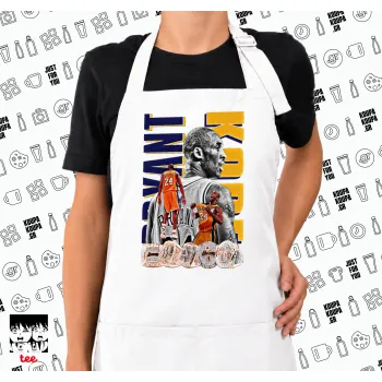 Kobe Bryant, Ποδιά μακριά Σεφ ολόσωμη με τσέπες white (ΕΝΗΛΙΚΩΝ)