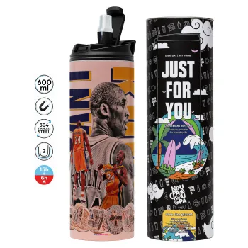 Kobe Bryant, Tumbler stainless steel PINK 600ml
