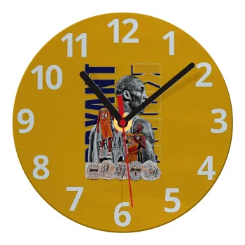 Kobe Bryant, Ρολόι τοίχου γυάλινο (20cm)