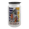 Κούπα ταξιδιού μεταλλική με καπάκι (tin-can) 500ml