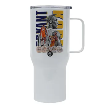 Kobe Bryant, Mega Stainless steel Tumbler with lid, double wall 750L