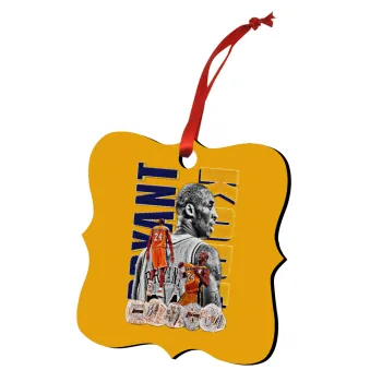 Kobe Bryant, Στολίδι Χριστουγεννιάτικο στολίδι polygon ξύλινο 7.5cm