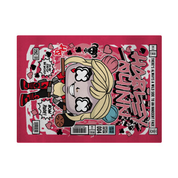 Harley Quinn (Χάρλεϊ Κουίν), Επιφάνεια κοπής γυάλινη (38x28cm)